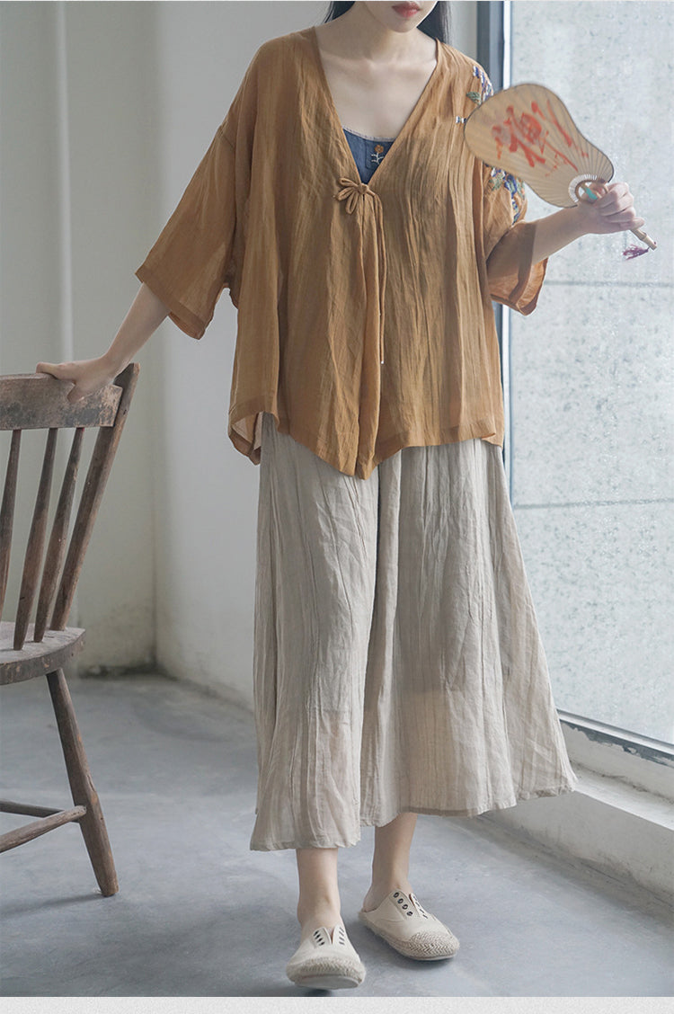 3色展開◇表情豊かな生地感が美しい◇風通し良く夏にピッタリ◇ツイルラミーAラインスカート◇