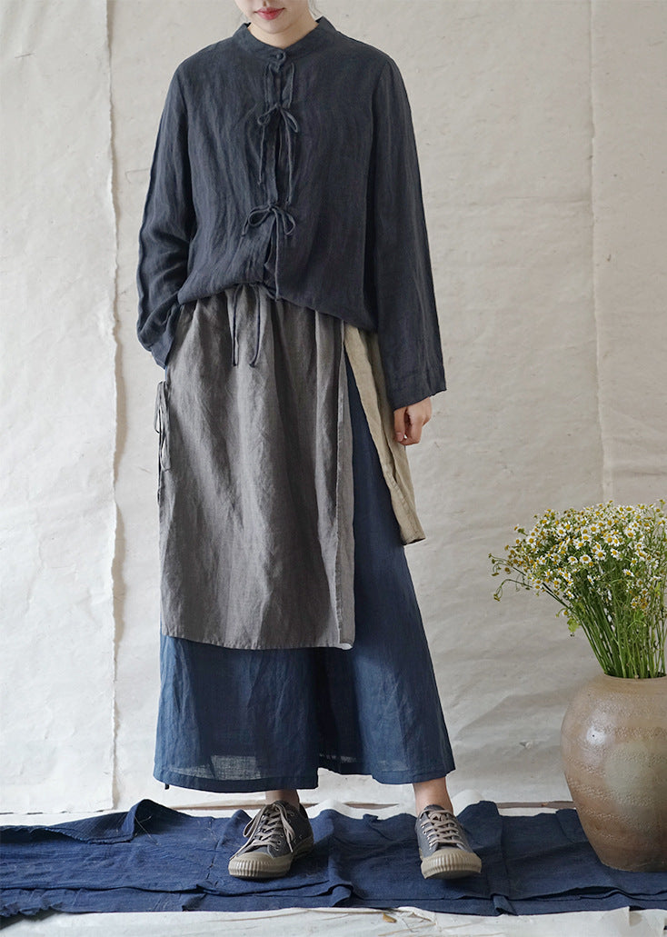 ☆ラミー 前掛けレイヤーデザインワイドパンツ☆