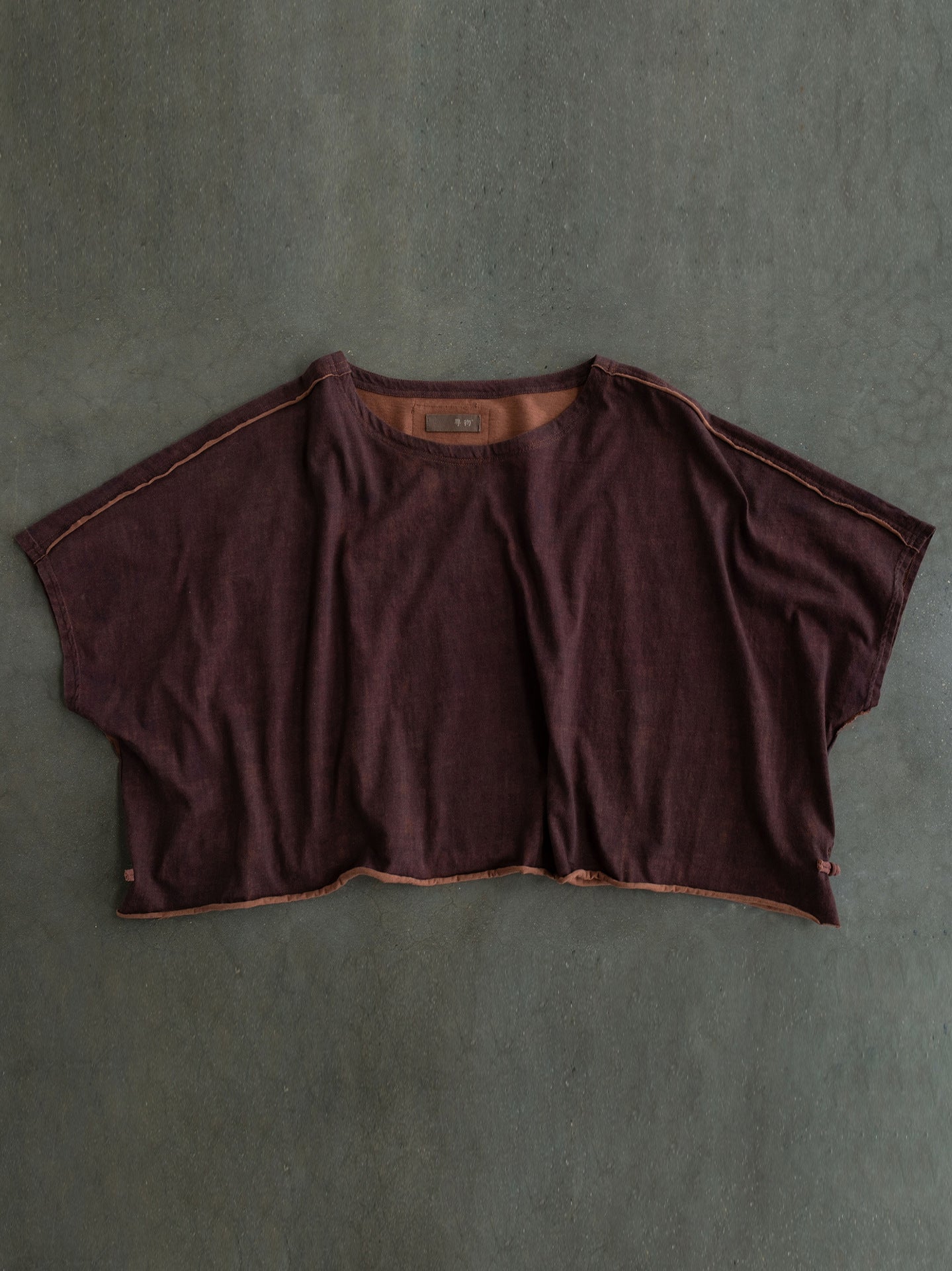 4色展開△シックな色味の ワイドシルエット デザインTシャツ▽