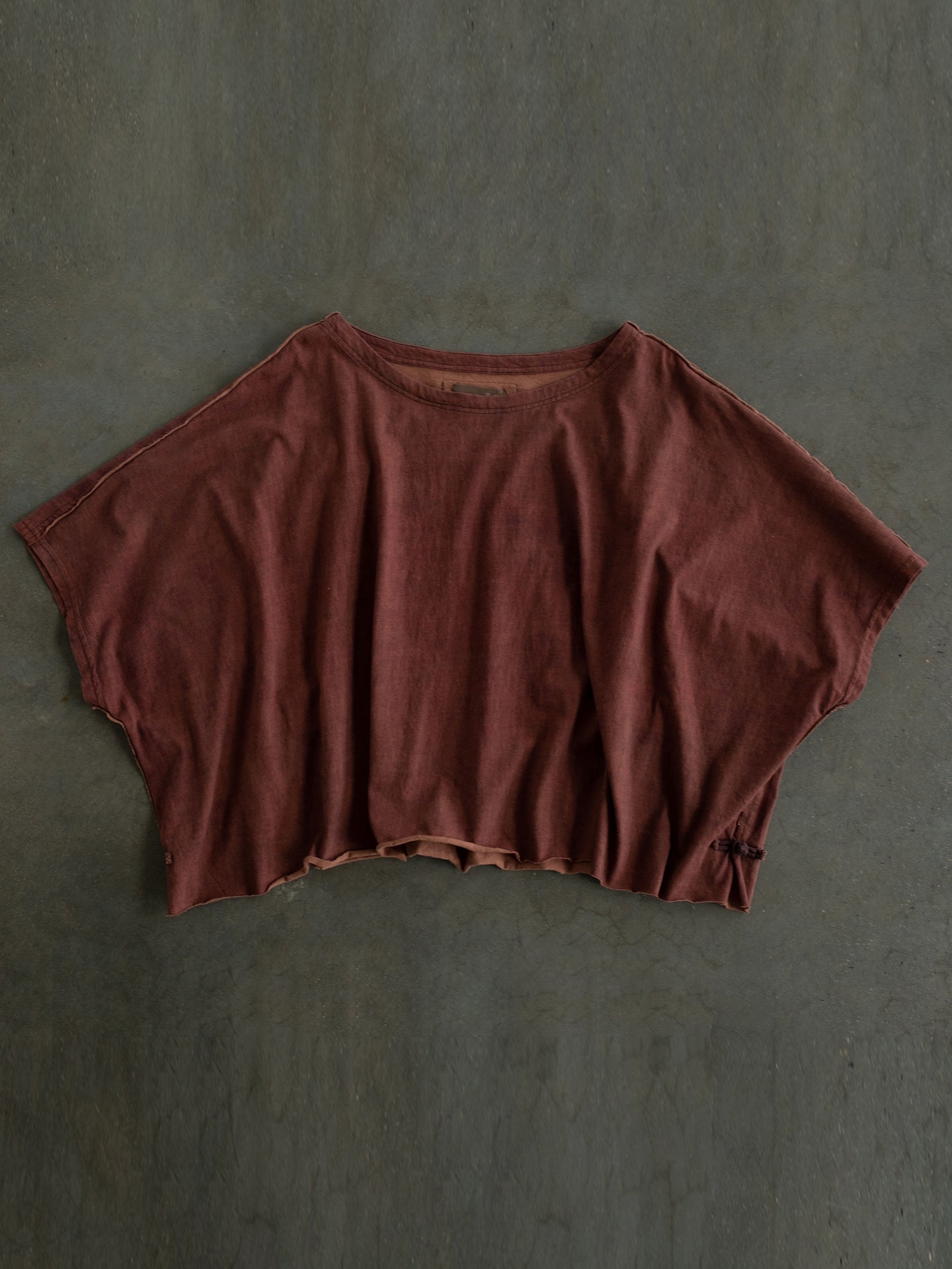 4色展開△シックな色味の ワイドシルエット デザインTシャツ▽