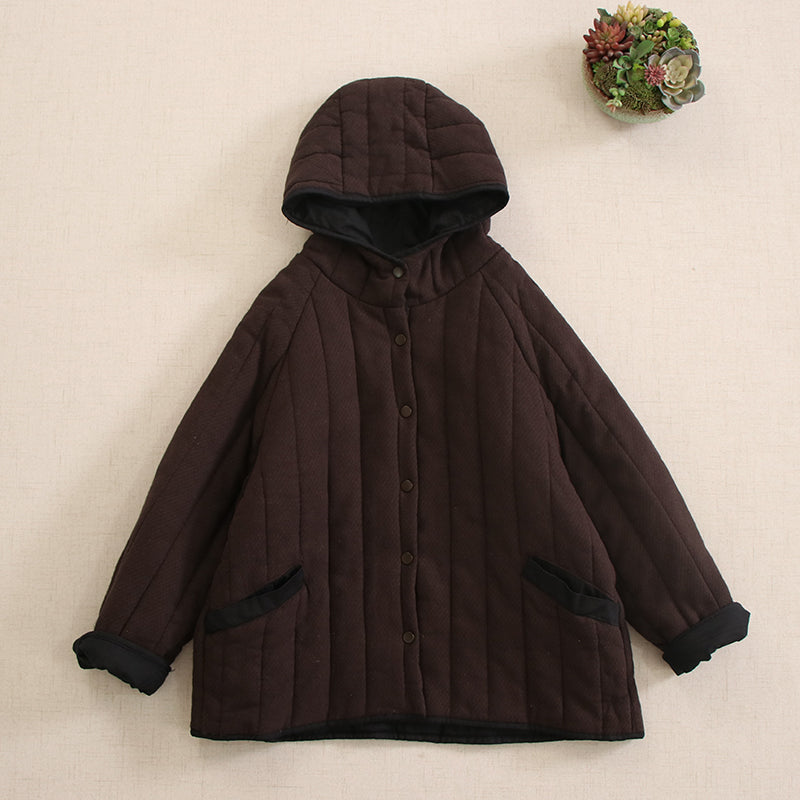 冬物売り切りSALE◇2色展開◇たっぷり中綿でばっちり防寒ラグラン パーカーブルゾン◇