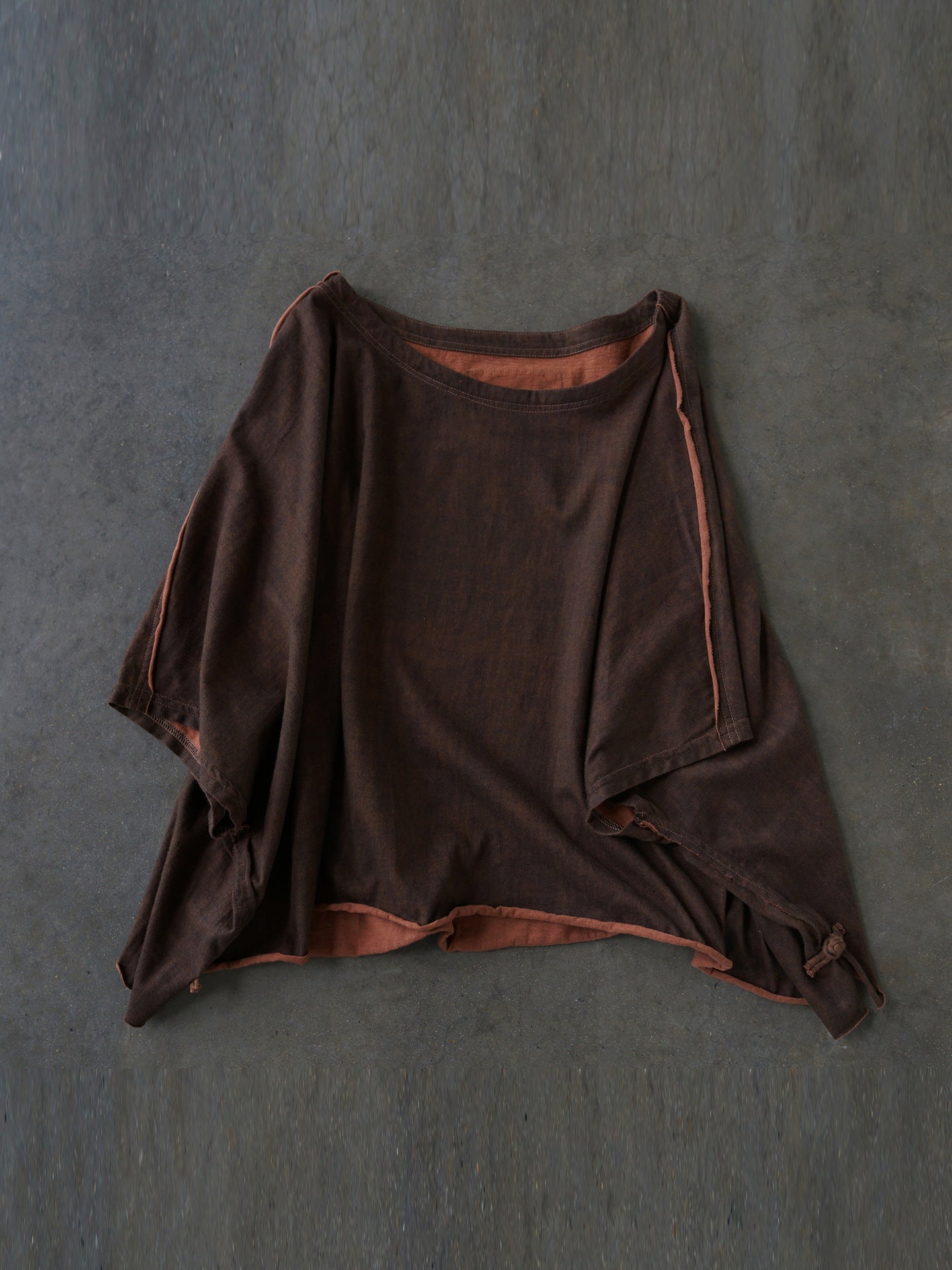 4色展開△シックな色味の ワイドシルエット デザインTシャツ▽