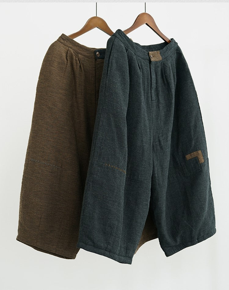 2色展開◇秋冬 9部丈 バルーンワイドパンツ◇
