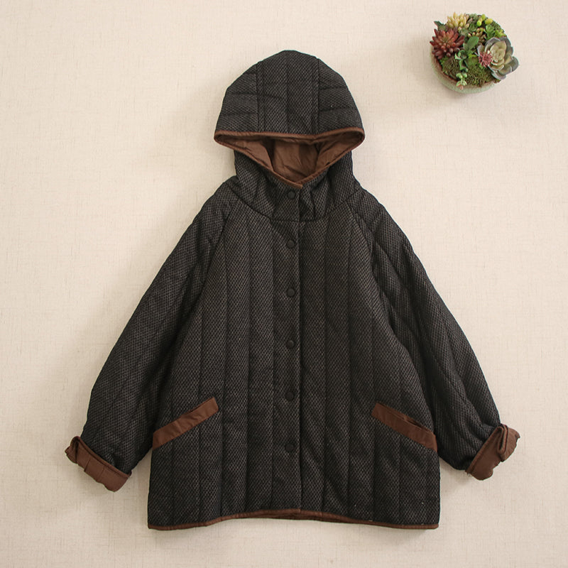 冬物売り切りSALE◇2色展開◇たっぷり中綿でばっちり防寒ラグラン パーカーブルゾン◇