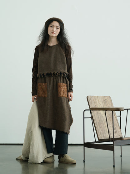 ◇2色展開◇コットンフリンジ  プリミティブベスト◇