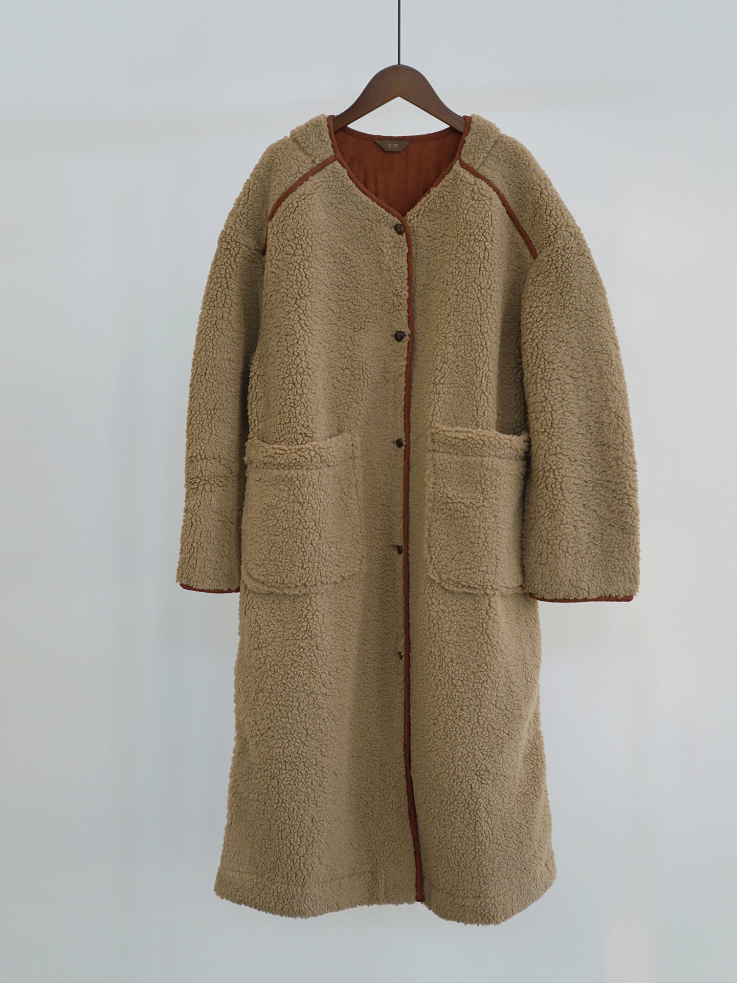 ２色展開◇ドロップショルダーゆったりシルエットボアコート◇