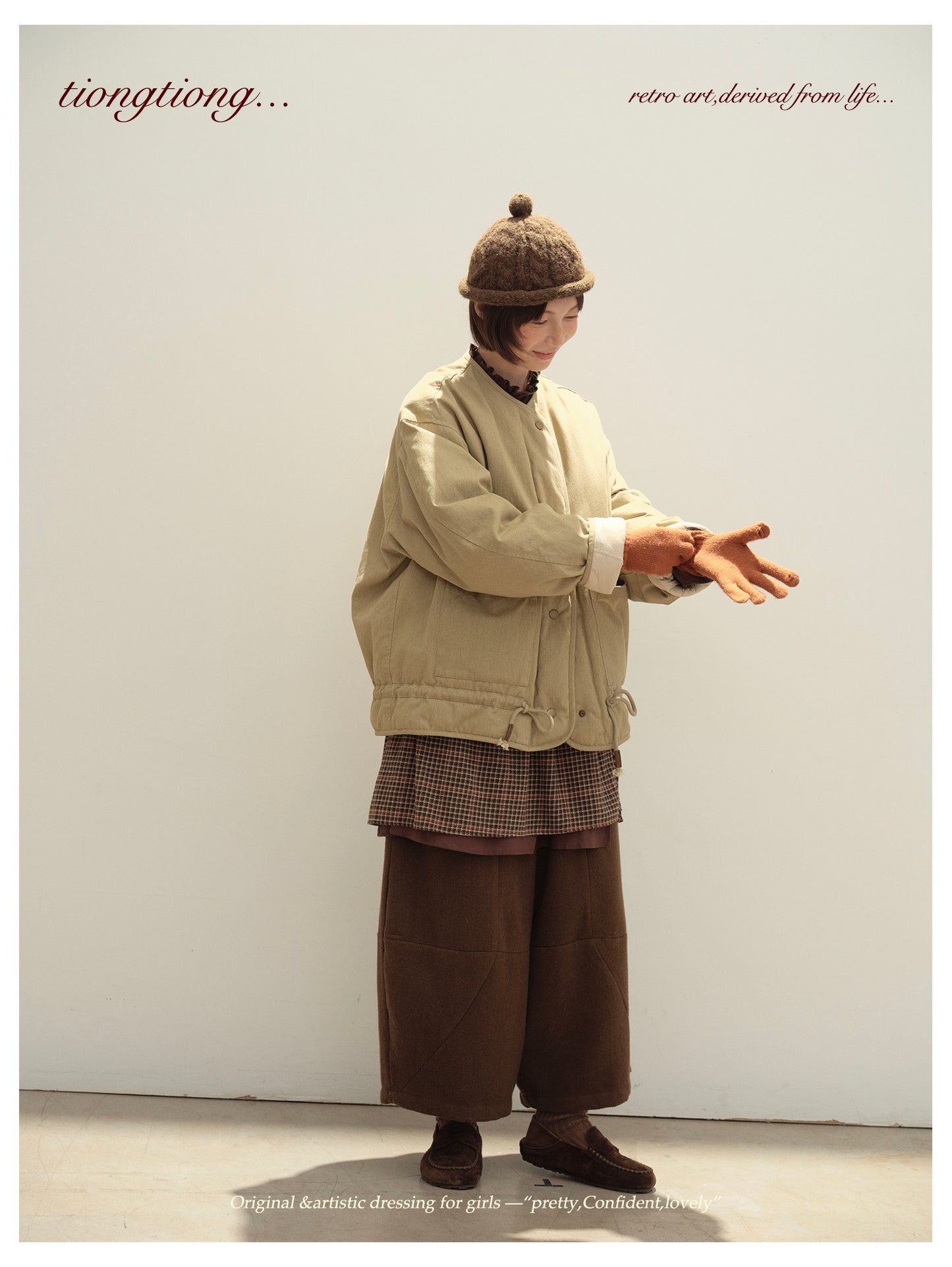 ✩ばっちり防寒✩ゆったり リバーシブル コットン ダウンジャケット✩