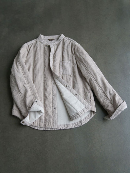 6色展開✩中綿バンドカラーシャツ✩