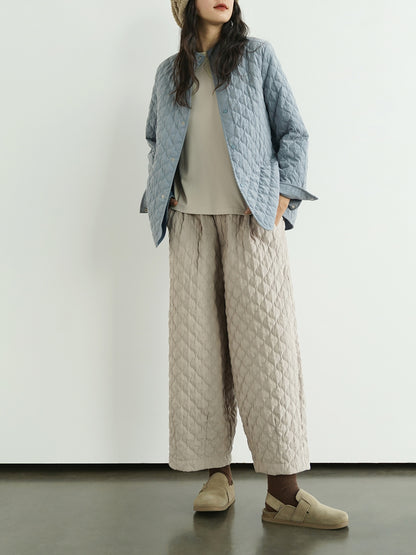 6色展開◇中綿バンドカラーシャツ◇