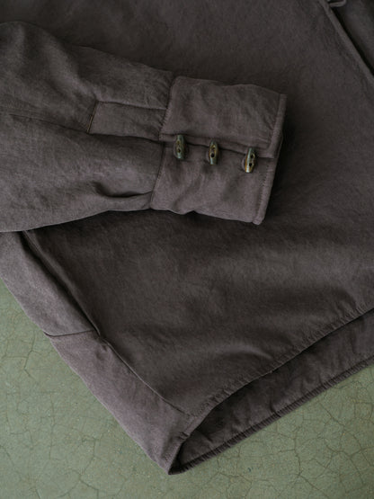 ２色展開◇軽量  暖か ドロップショルダー スタンドカラー 中綿ジャケット◇