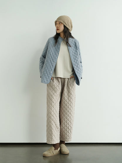 6色展開◇中綿バンドカラーシャツ◇