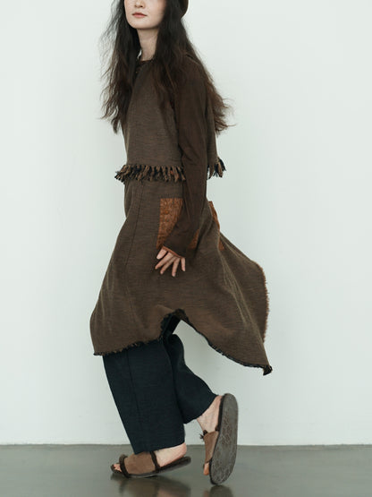 ◇2色展開◇コットンフリンジ  プリミティブベスト◇