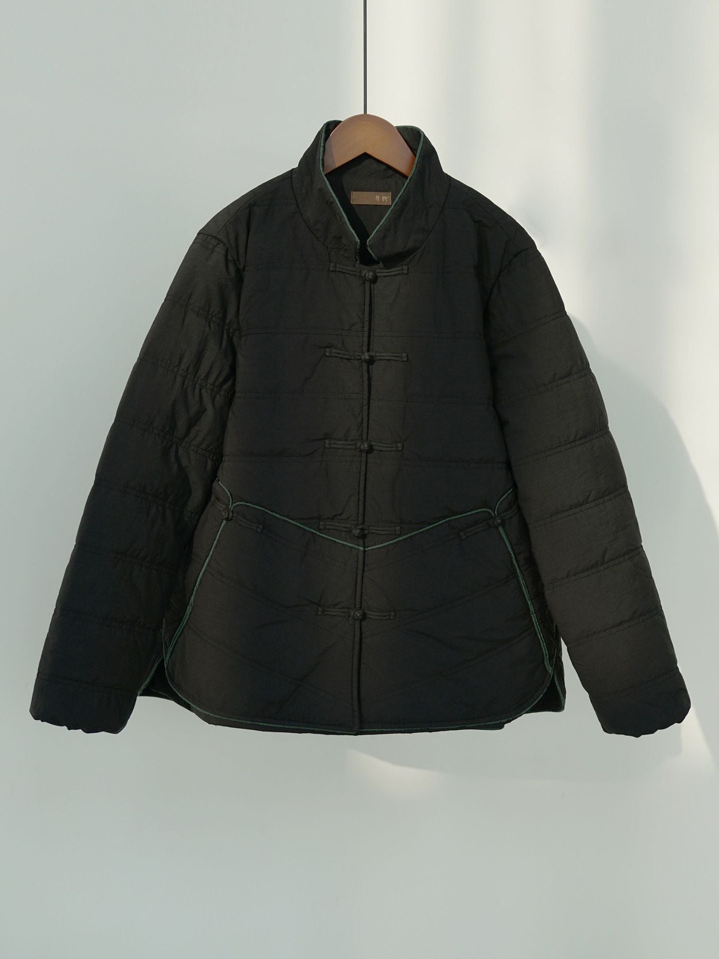 ２色展開◇軽量  暖か コットン スタンドカラー 中綿ジャケット◇