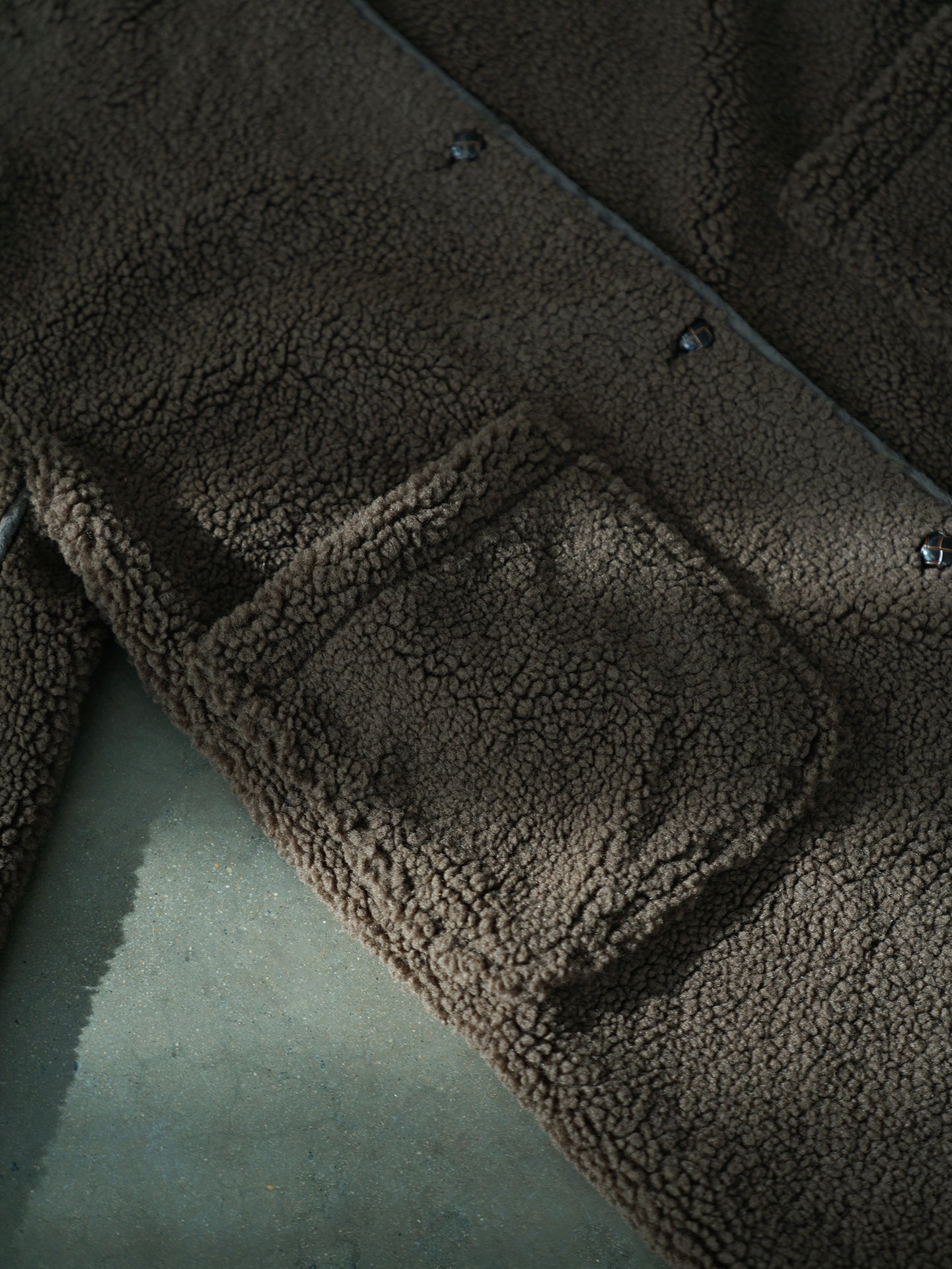 ２色展開◇ドロップショルダーゆったりシルエットボアコート◇