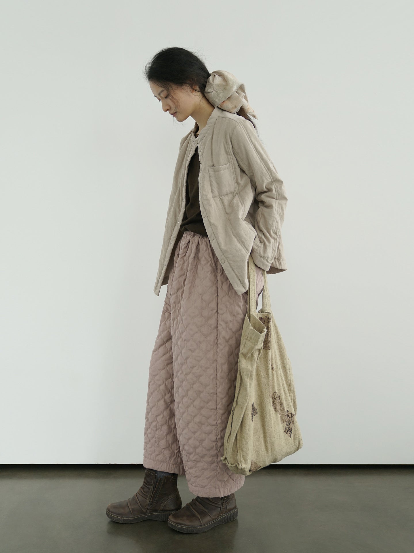 6色展開✩中綿バンドカラーシャツ✩