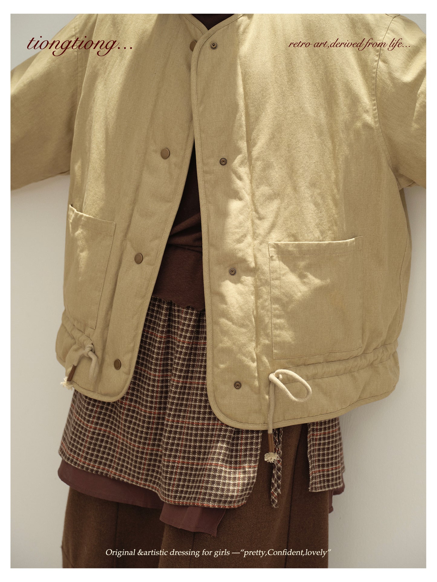 ✩ばっちり防寒✩ゆったり リバーシブル コットン ダウンジャケット✩