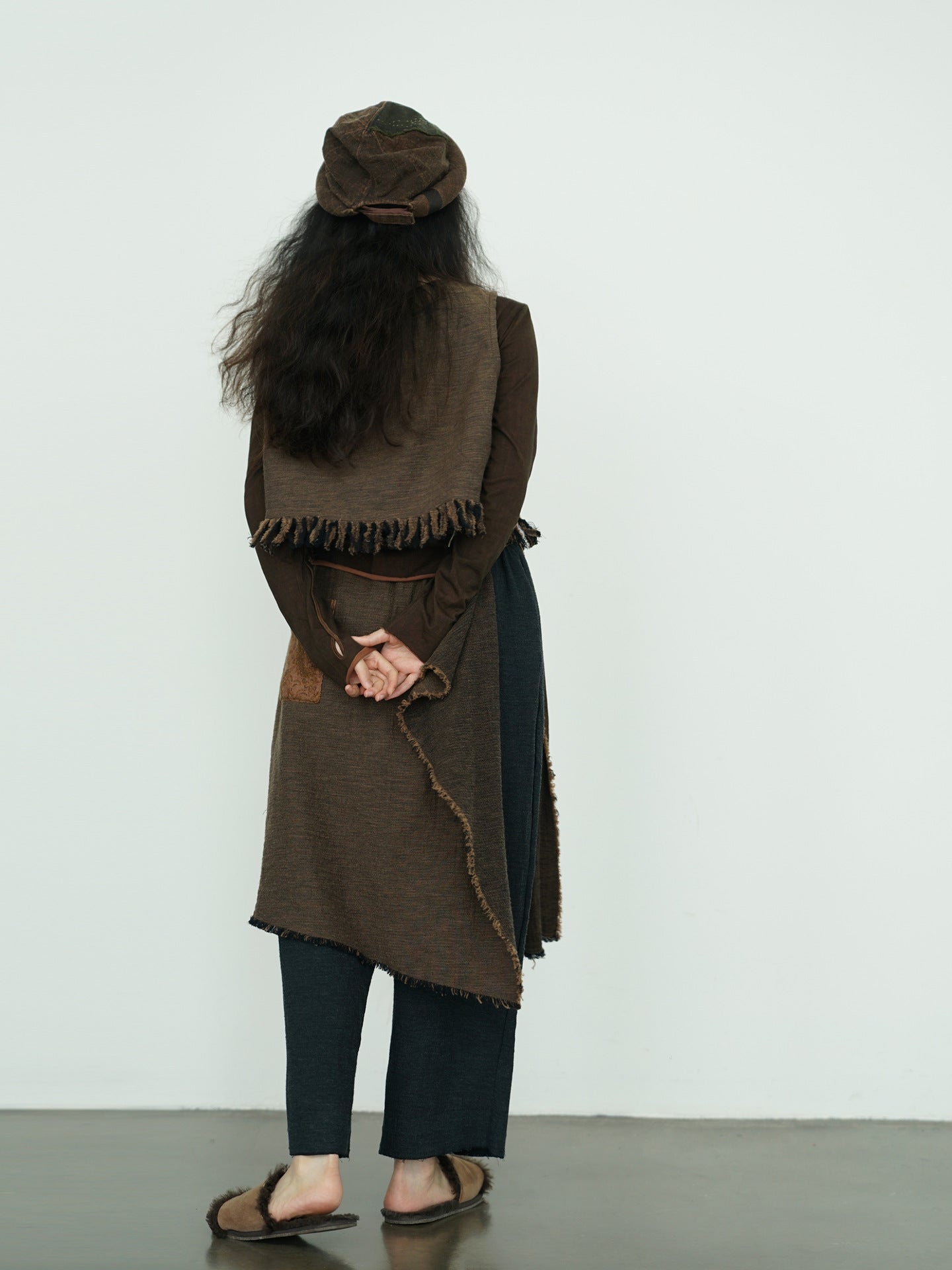 ◇2色展開◇コットンフリンジ  プリミティブベスト◇