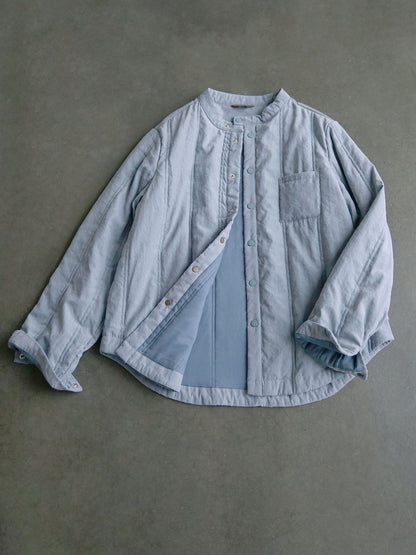 6色展開✩中綿バンドカラーシャツ✩