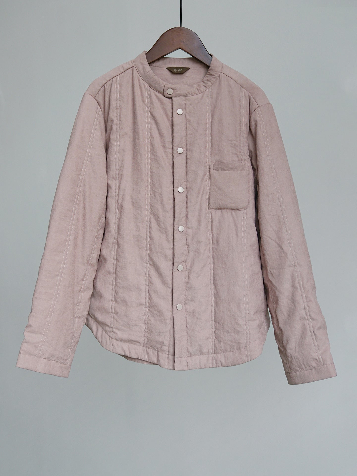 6色展開✩中綿バンドカラーシャツ✩