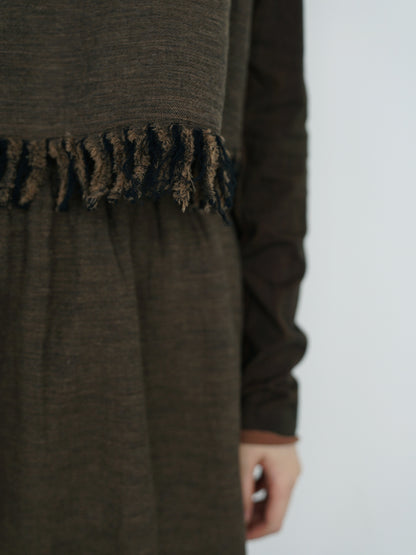 ◇2色展開◇コットンフリンジ  プリミティブベスト◇