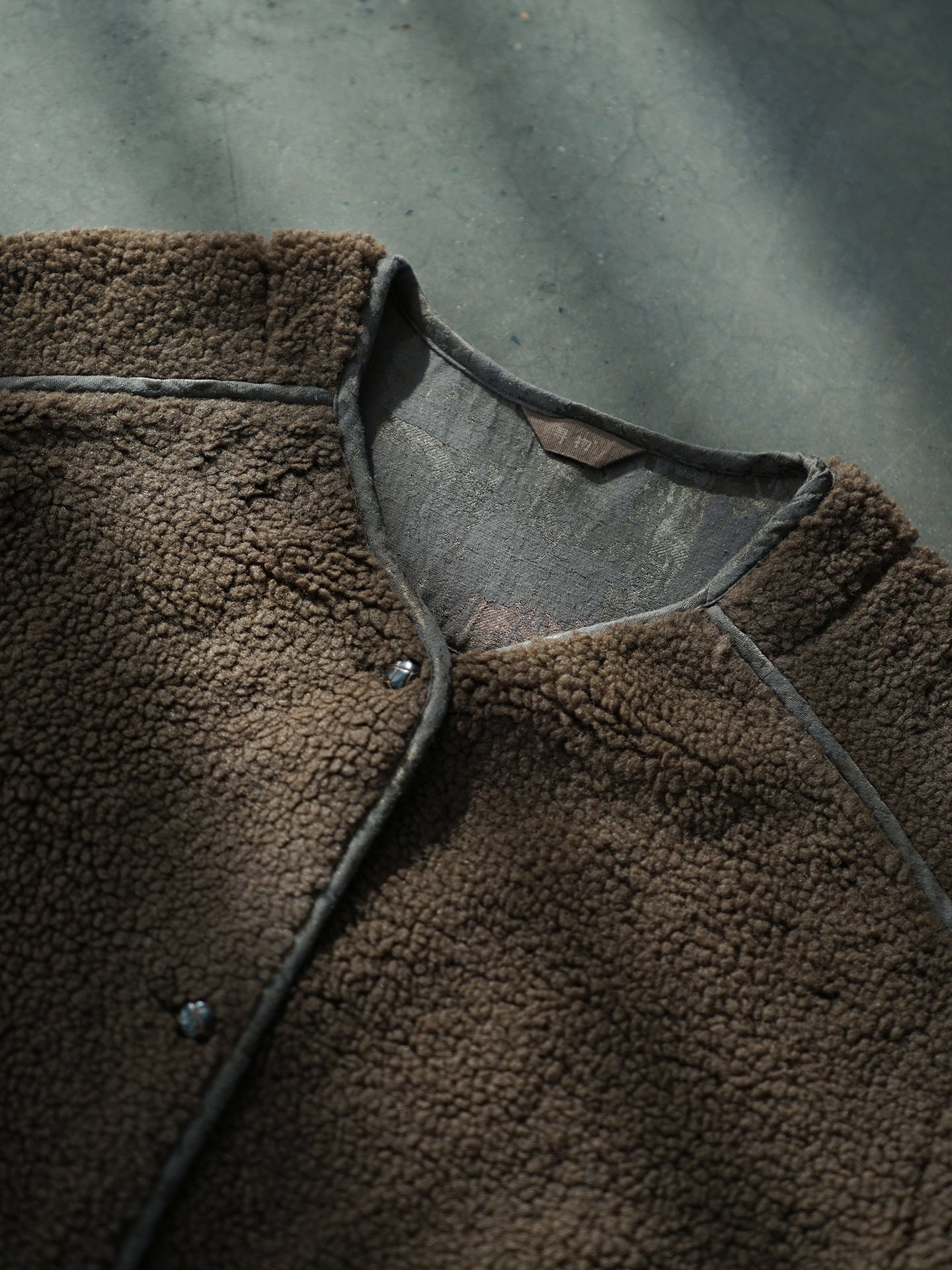 ２色展開◇ドロップショルダーゆったりシルエットボアコート◇