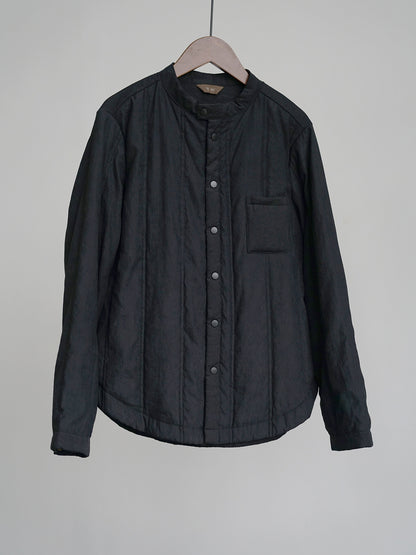 6色展開★中綿バンドカラーシャツ★