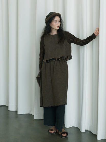 ◇2色展開◇コットンフリンジ  プリミティブベスト◇