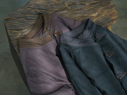 ２色展開◇軽量  暖か ドロップショルダー スタンドカラー 中綿ジャケット◇