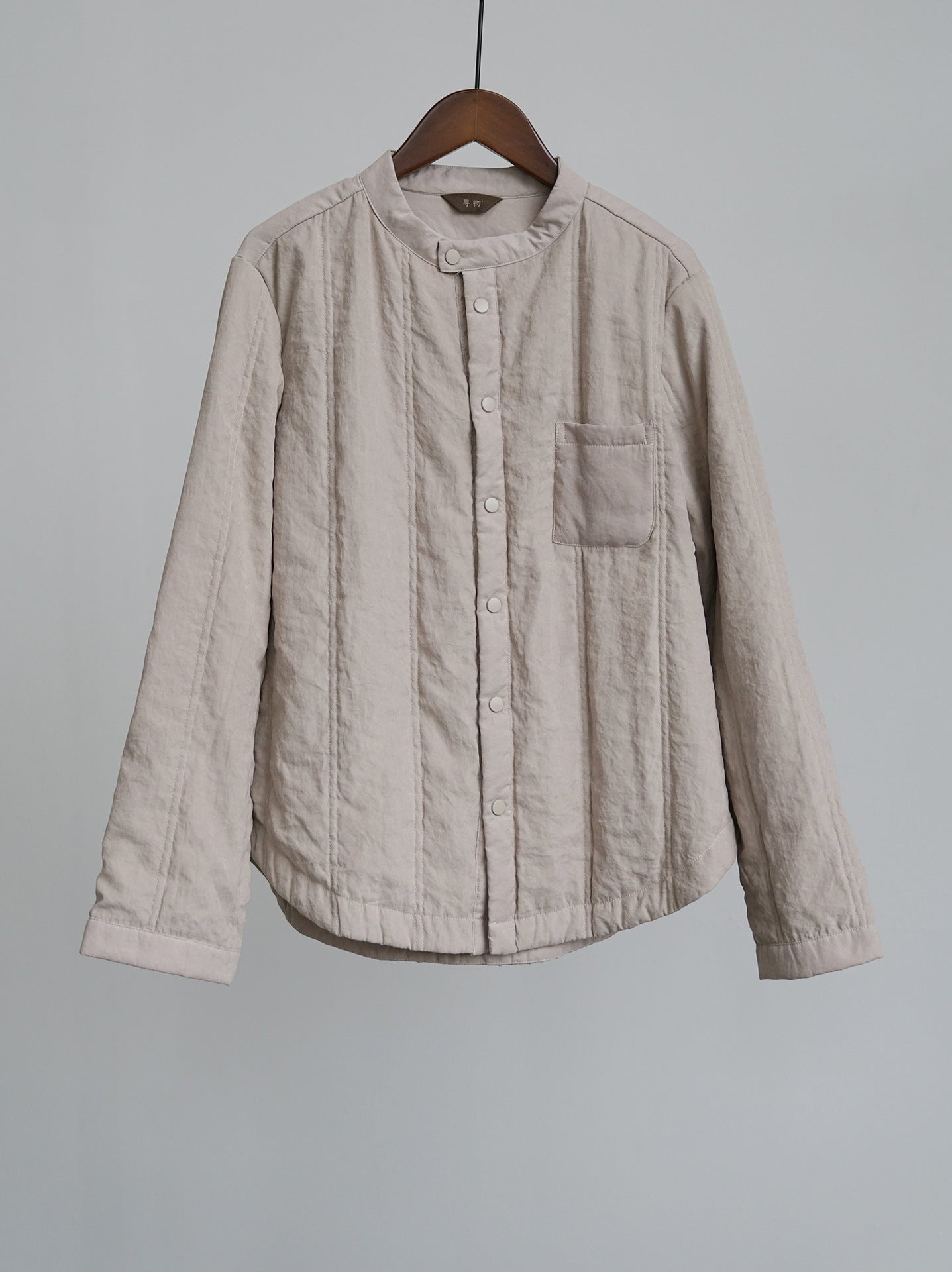 6色展開✩中綿バンドカラーシャツ✩