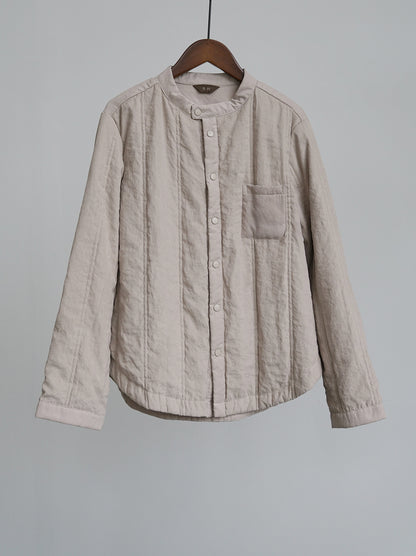 6色展開✩中綿バンドカラーシャツ✩