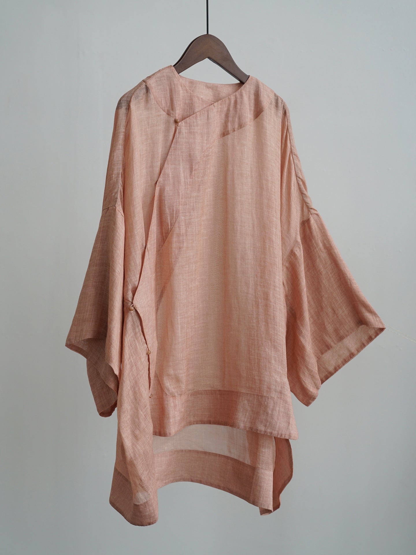 3色展開△ゆったり柔らかオリエンタルデザイン ブラウス シャツ△