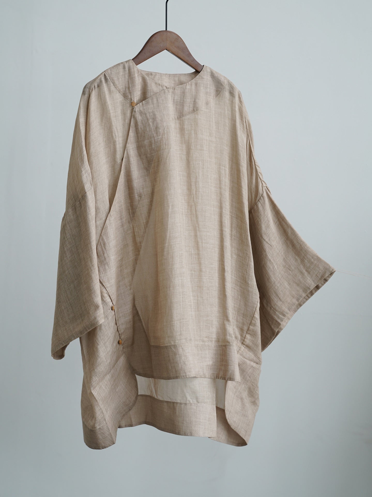 3色展開△ゆったり柔らかオリエンタルデザイン ブラウス シャツ△