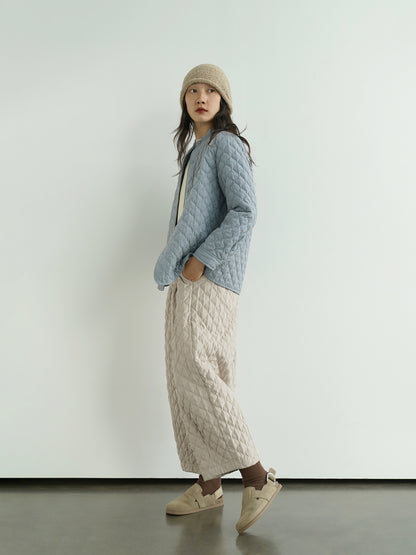 6色展開◇中綿バンドカラーシャツ◇